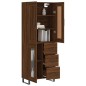 Highboard Braun Eichen-Optik 69,5x34x180 cm Holzwerkstoff Highboard Braun Eichen-Optik 69,5x34x180 cm Holzwerkstoff