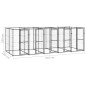Outdoor-Hundezwinger Stahl 12,1 m² Outdoor-Hundezwinger Stahl 12,1 m²