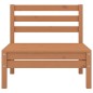 2-Sitzer-Gartensofa Honigbraun Massivholz Kiefer 2-Sitzer-Gartensofa Honigbraun Massivholz Kiefer