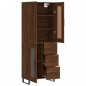 Highboard Braun Eichen-Optik 69,5x34x180 cm Holzwerkstoff Highboard Braun Eichen-Optik 69,5x34x180 cm Holzwerkstoff