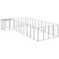 vidaXL Hundezwinger Silbern 13,31 m² Stahl vidaXL Hundezwinger Silbern 13,31 m² Stahl
