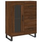 Highboard Braun Eichen-Optik 69,5x34x180 cm Holzwerkstoff Highboard Braun Eichen-Optik 69,5x34x180 cm Holzwerkstoff