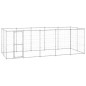 Outdoor-Hundezwinger Verzinkter Stahl 12,1 m² Outdoor-Hundezwinger Verzinkter Stahl 12,1 m²