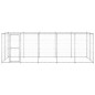 Outdoor-Hundezwinger Verzinkter Stahl 12,1 m² Outdoor-Hundezwinger Verzinkter Stahl 12,1 m²