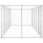 Outdoor-Hundezwinger Verzinkter Stahl 12,1 m² Outdoor-Hundezwinger Verzinkter Stahl 12,1 m²