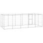 Outdoor-Hundezwinger Verzinkter Stahl 12,1 m² Outdoor-Hundezwinger Verzinkter Stahl 12,1 m²