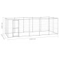 Outdoor-Hundezwinger Verzinkter Stahl 12,1 m² Outdoor-Hundezwinger Verzinkter Stahl 12,1 m²