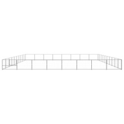 Hundezwinger Silbern 80 m² Stahl