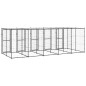 vidaXL Outdoor-Hundezwinger Stahl mit Überdachung 12,1 m² vidaXL Outdoor-Hundezwinger Stahl mit Überdachung 12,1 m²