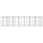 Outdoor-Hundezwinger mit Überdachung Verzinkter Stahl 16,94 m² Outdoor-Hundezwinger mit Überdachung Verzinkter Stahl 16,94 m²