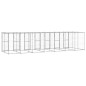 Outdoor-Hundezwinger mit Überdachung Verzinkter Stahl 16,94 m² Outdoor-Hundezwinger mit Überdachung Verzinkter Stahl 16,94 m²