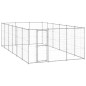 Outdoor-Hundezwinger Verzinkter Stahl 21,78 m² Outdoor-Hundezwinger Verzinkter Stahl 21,78 m²