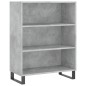 Highboard Betongrau 69,5x34x180 cm Holzwerkstoff Highboard Betongrau 69,5x34x180 cm Holzwerkstoff