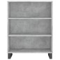 Highboard Betongrau 69,5x34x180 cm Holzwerkstoff Highboard Betongrau 69,5x34x180 cm Holzwerkstoff