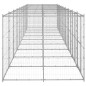 Outdoor-Hundezwinger Verzinkter Stahl 21,78 m² Outdoor-Hundezwinger Verzinkter Stahl 21,78 m²