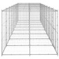 Outdoor-Hundezwinger Verzinkter Stahl 19,36 m² Outdoor-Hundezwinger Verzinkter Stahl 19,36 m²