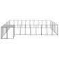 Hundezwinger Schwarz 19,36 m² Stahl Hundezwinger Schwarz 19,36 m² Stahl