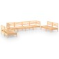 8-tlg. Garten-Lounge-Set Massivholz Kiefer 8-tlg. Garten-Lounge-Set Massivholz Kiefer