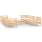 9-tlg. Garten-Lounge-Set Kiefer Massivholz 9-tlg. Garten-Lounge-Set Kiefer Massivholz