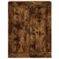 Highboard Räuchereiche 69,5x34x180 cm Holzwerkstoff Highboard Räuchereiche 69,5x34x180 cm Holzwerkstoff