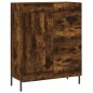 Highboard Räuchereiche 69,5x34x180 cm Holzwerkstoff Highboard Räuchereiche 69,5x34x180 cm Holzwerkstoff