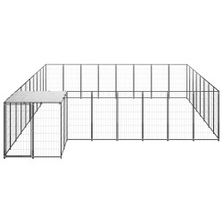 Hundezwinger Schwarz 20,57 m² Stahl