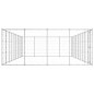 Outdoor-Hundezwinger Verzinkter Stahl 43,56 m² Outdoor-Hundezwinger Verzinkter Stahl 43,56 m²