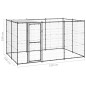 Outdoor-Hundezwinger mit Überdachung Stahl 7,26 m² Outdoor-Hundezwinger mit Überdachung Stahl 7,26 m²