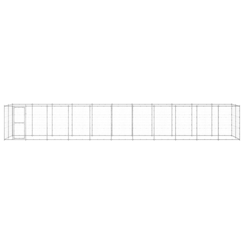 Outdoor-Hundezwinger Verzinkter Stahl 26,62 m² Outdoor-Hundezwinger Verzinkter Stahl 26,62 m²