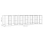 Outdoor-Hundezwinger Verzinkter Stahl 16,94 m² Outdoor-Hundezwinger Verzinkter Stahl 16,94 m²