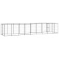 Outdoor-Hundezwinger mit Überdachung Stahl 21,78 m² Outdoor-Hundezwinger mit Überdachung Stahl 21,78 m²