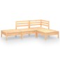 4-tlg. Garten-Lounge-Set Massivholz Kiefer 4-tlg. Garten-Lounge-Set Massivholz Kiefer