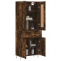 Highboard Räuchereiche 69,5x34x180 cm Holzwerkstoff Highboard Räuchereiche 69,5x34x180 cm Holzwerkstoff