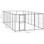 Outdoor-Hundezwinger Stahl 21,78 m² Outdoor-Hundezwinger Stahl 21,78 m²