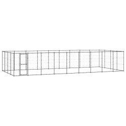 Outdoor-Hundezwinger Stahl 43,56 m²