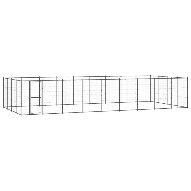 Outdoor-Hundezwinger Stahl 43,56 m² Outdoor-Hundezwinger Stahl 43,56 m²