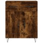 Highboard Räuchereiche 69,5x34x180 cm Holzwerkstoff Highboard Räuchereiche 69,5x34x180 cm Holzwerkstoff
