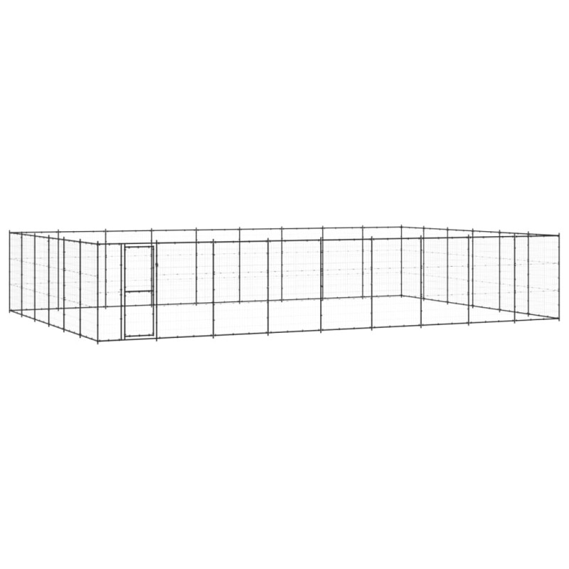 Outdoor-Hundezwinger Stahl 65,34 m² Outdoor-Hundezwinger Stahl 65,34 m²