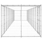 Outdoor-Hundezwinger mit Überdachung Verzinkter Stahl 26,62 m² Outdoor-Hundezwinger mit Überdachung Verzinkter Stahl 26,62 m²