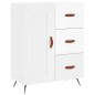 Highboard Hochglanz-Weiß 69,5x34x180 cm Holzwerkstoff Highboard Hochglanz-Weiß 69,5x34x180 cm Holzwerkstoff