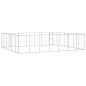 Outdoor-Hundezwinger Verzinkter Stahl 50,82 m² Outdoor-Hundezwinger Verzinkter Stahl 50,82 m²