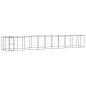 Outdoor-Hundezwinger mit Überdachung Stahl 26,62 m² Outdoor-Hundezwinger mit Überdachung Stahl 26,62 m²