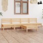 vidaXL 5-tlg. Garten-Lounge-Set Kiefer Massivholz vidaXL 5-tlg. Garten-Lounge-Set Kiefer Massivholz