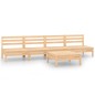 vidaXL 5-tlg. Garten-Lounge-Set Kiefer Massivholz vidaXL 5-tlg. Garten-Lounge-Set Kiefer Massivholz