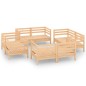 8-tlg. Garten-Lounge-Set Massivholz Kiefer 8-tlg. Garten-Lounge-Set Massivholz Kiefer