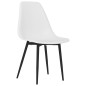 vidaXL Esszimmerstühle 6 Stk. Weiß PP vidaXL Esszimmerstühle 6 Stk. Weiß PP