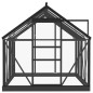 vidaXL Glas Gewächshaus Anthrazit 155x200,5x191 cm Aluminium vidaXL Glas Gewächshaus Anthrazit 155x200,5x191 cm Aluminium