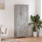 Highboard Grau Sonoma 69,5x34x180 cm Holzwerkstoff Highboard Grau Sonoma 69,5x34x180 cm Holzwerkstoff