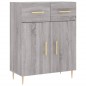 Highboard Grau Sonoma 69,5x34x180 cm Holzwerkstoff Highboard Grau Sonoma 69,5x34x180 cm Holzwerkstoff