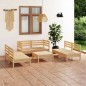 7-tlg. Garten-Lounge-Set Massivholz Kiefer 7-tlg. Garten-Lounge-Set Massivholz Kiefer